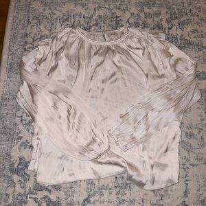 Aritzia Cream Blouse